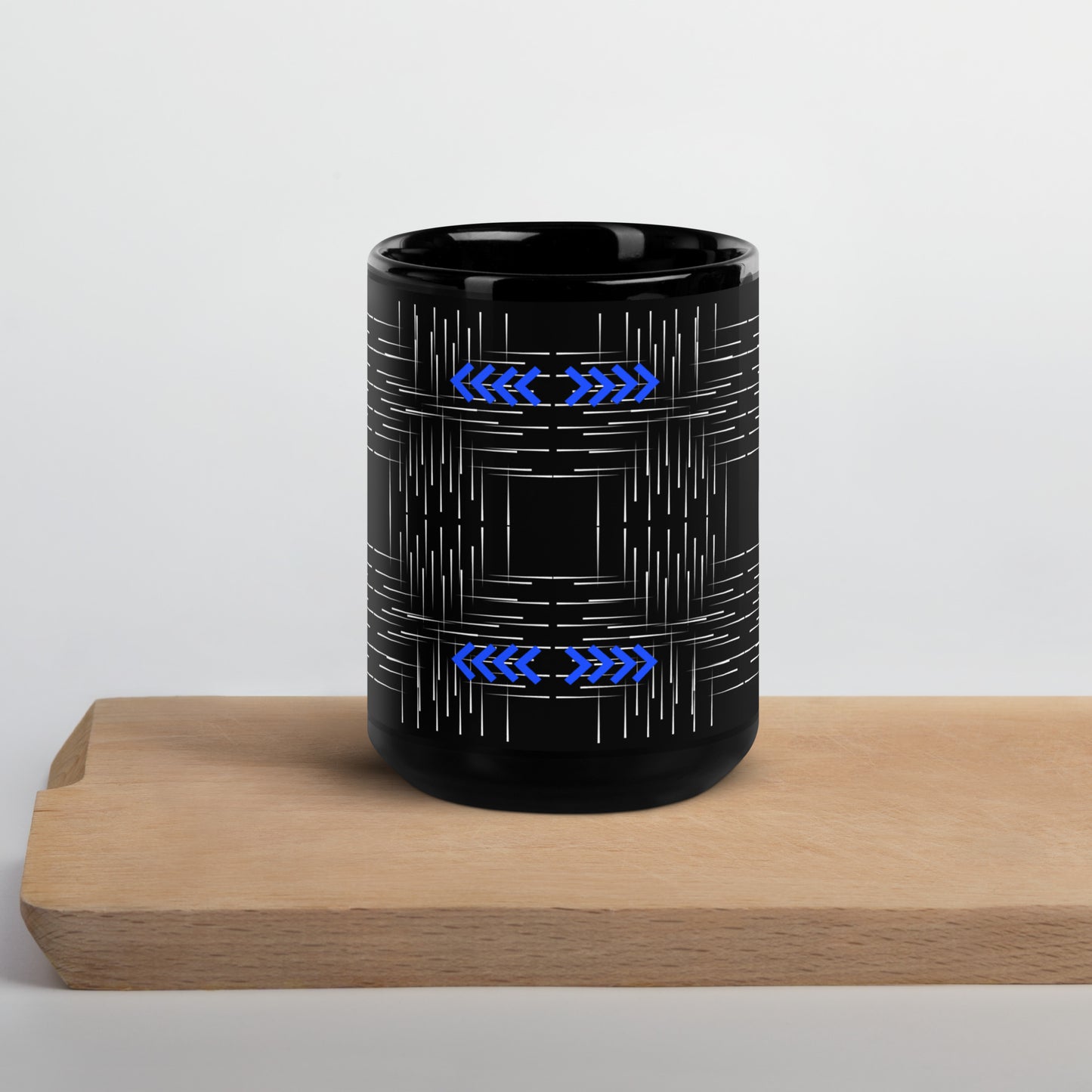 Designer Black Glossy Mug