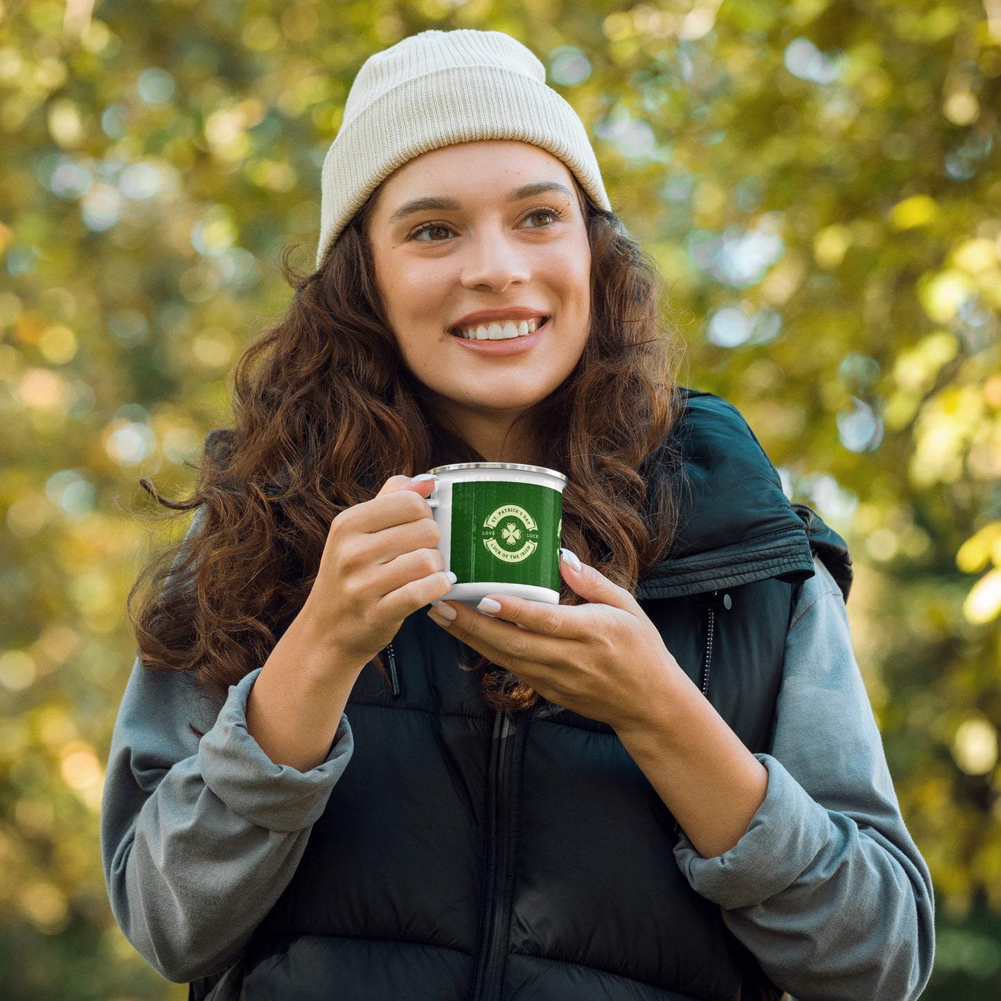 Luck of the Irish Enamel Mug