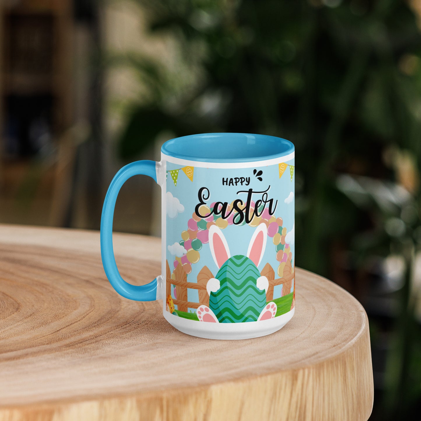 Easter Celebration Mug with Color Inside