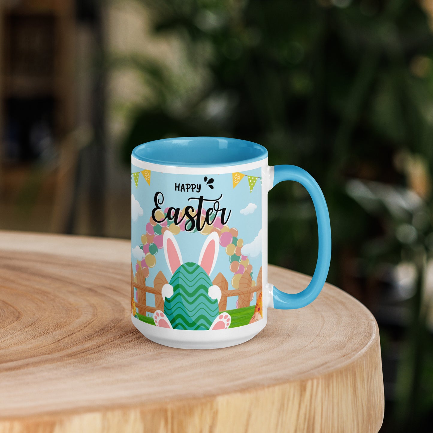 Easter Celebration Mug with Color Inside