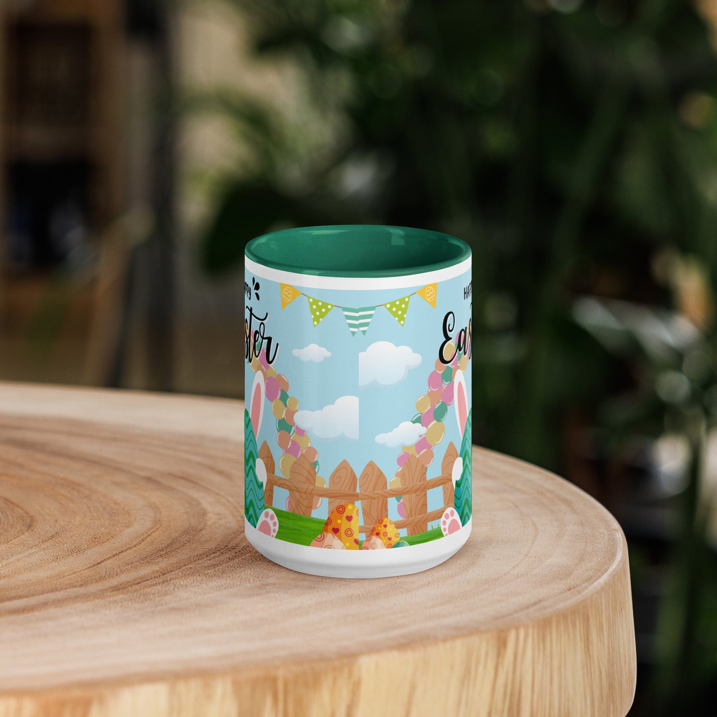 Easter Celebration Mug with Color Inside