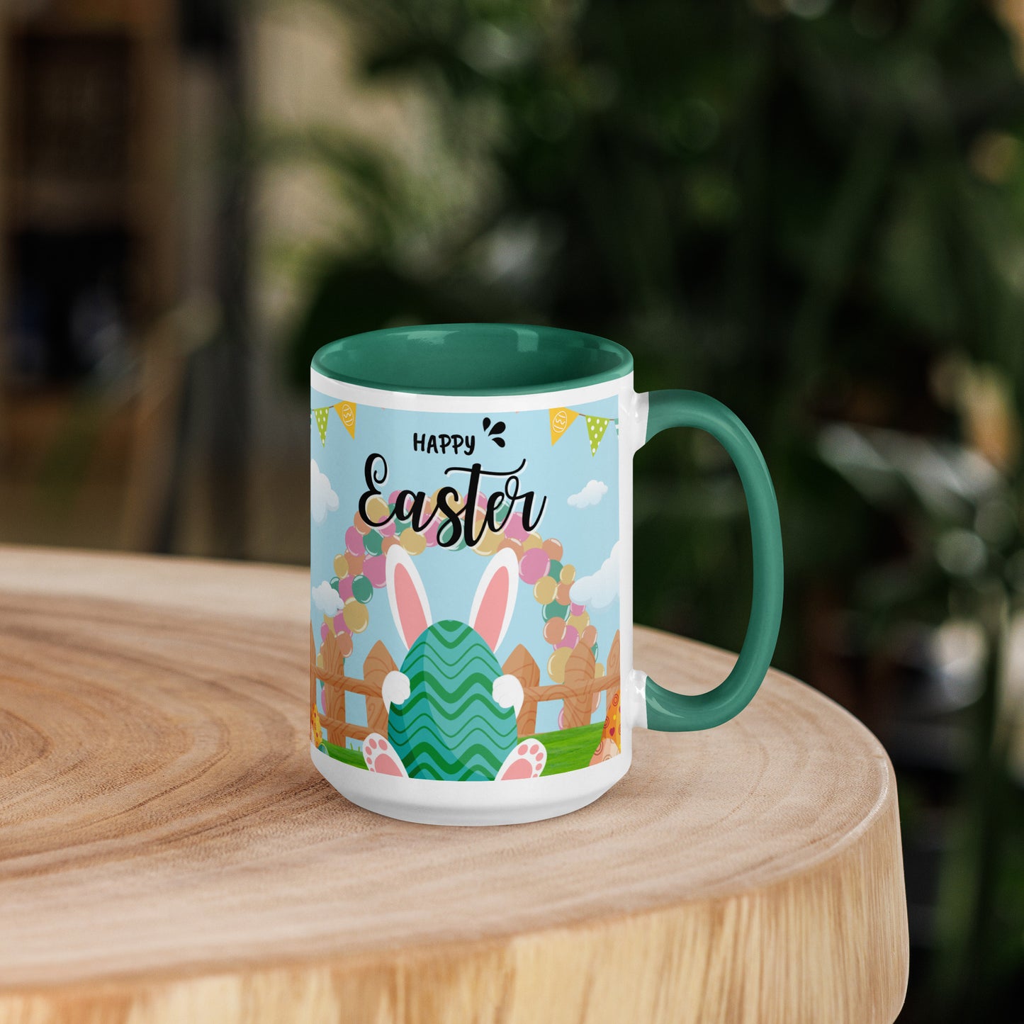 Easter Celebration Mug with Color Inside