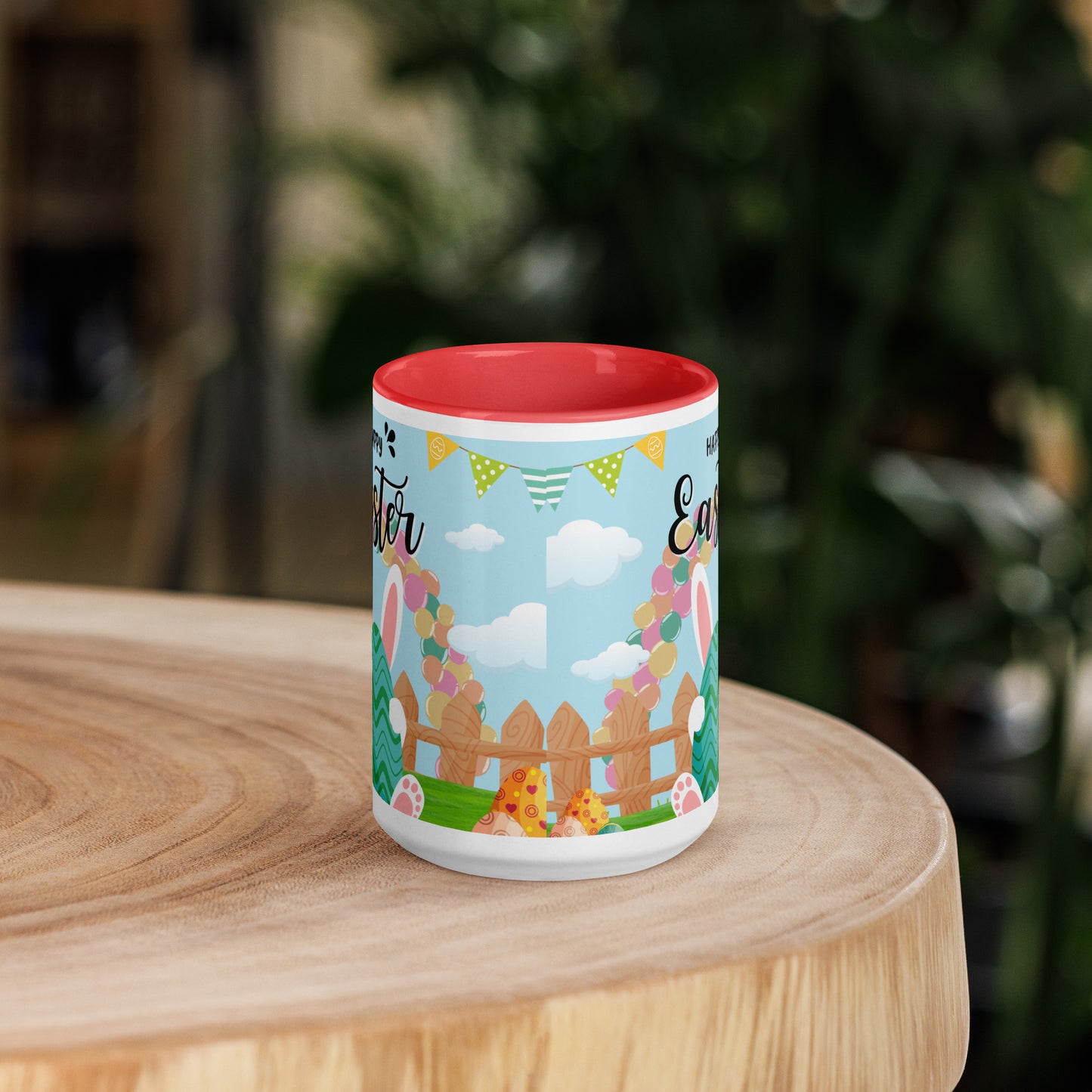 Easter Celebration Mug with Color Inside