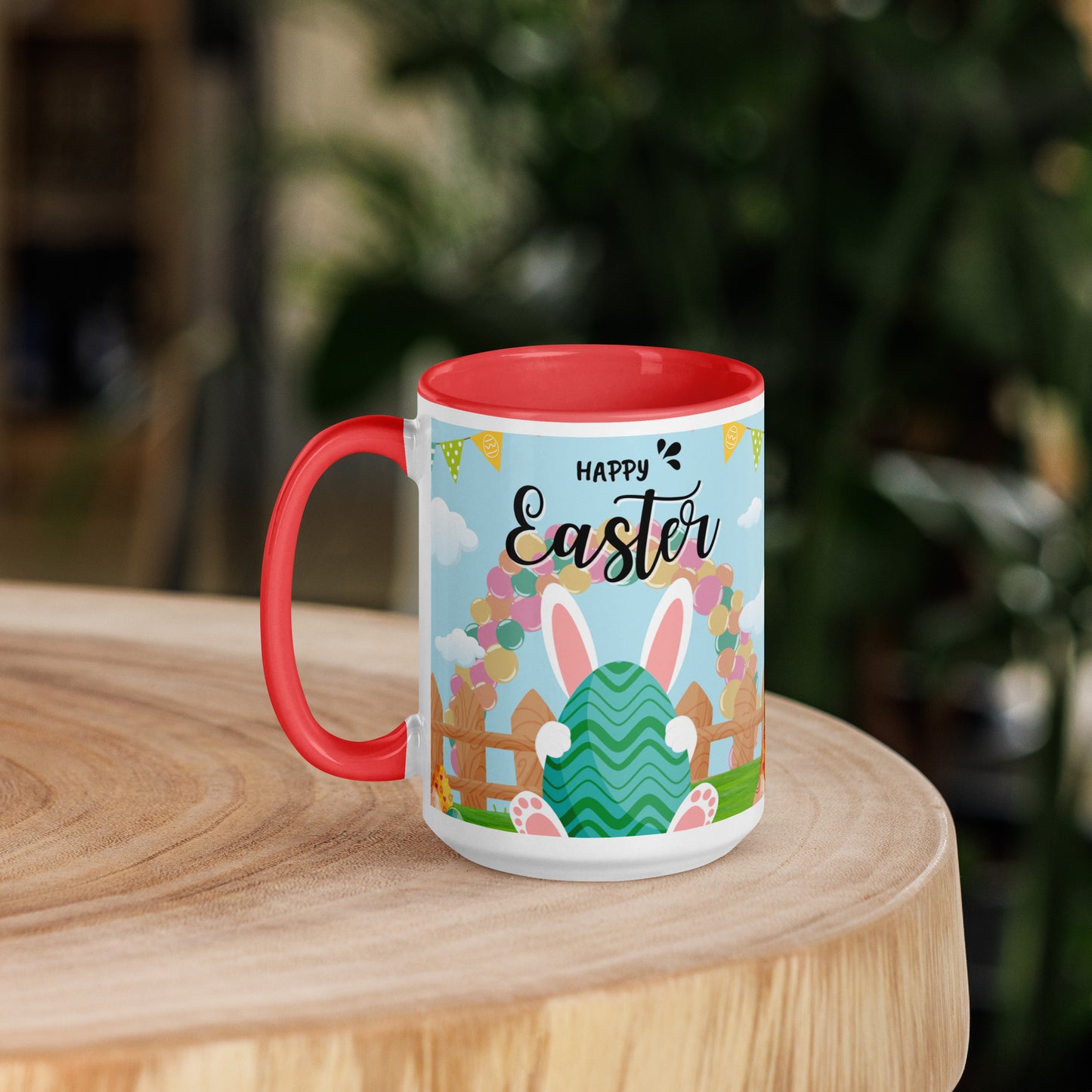 Easter Celebration Mug with Color Inside